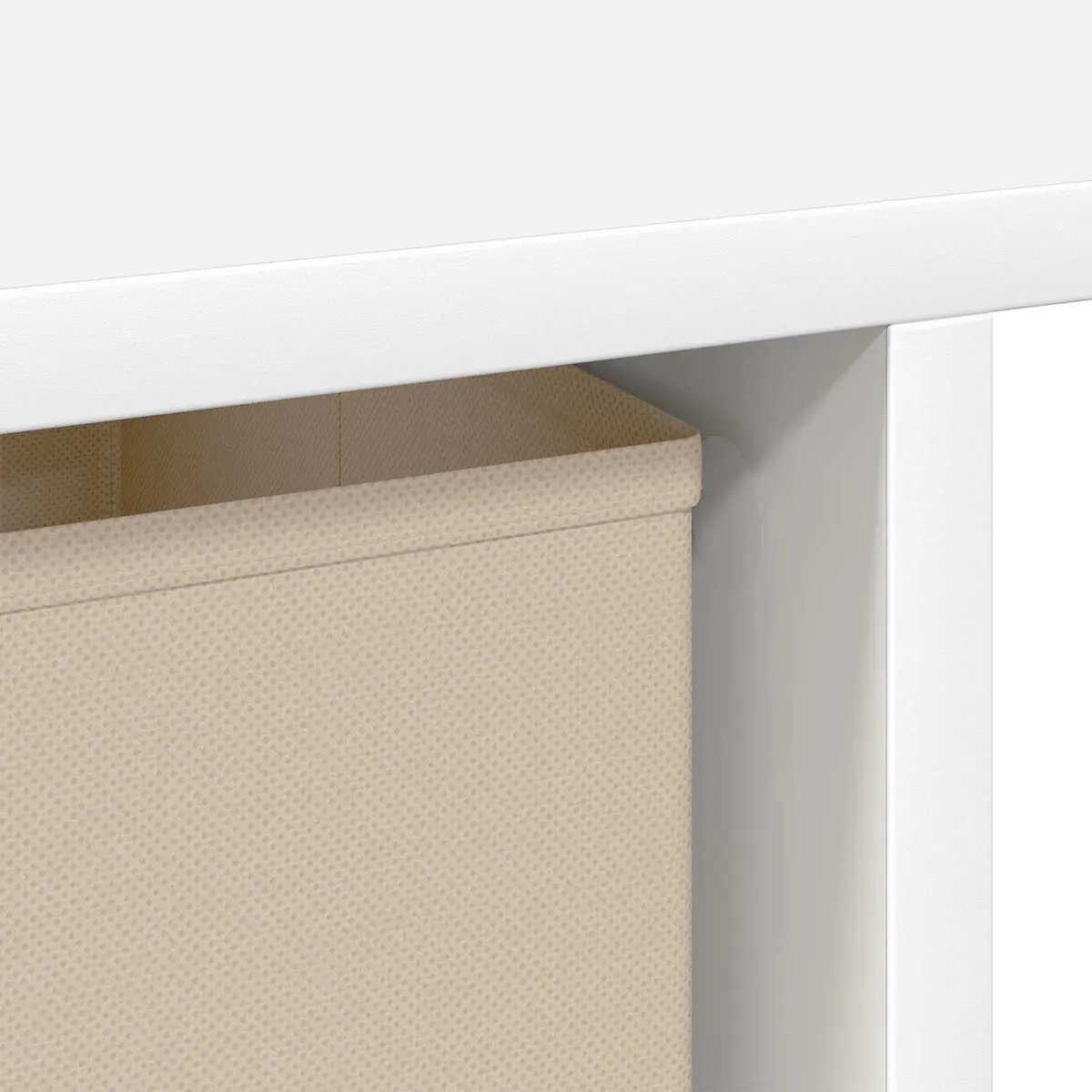 Rectangular White Writing Desk for Home Office