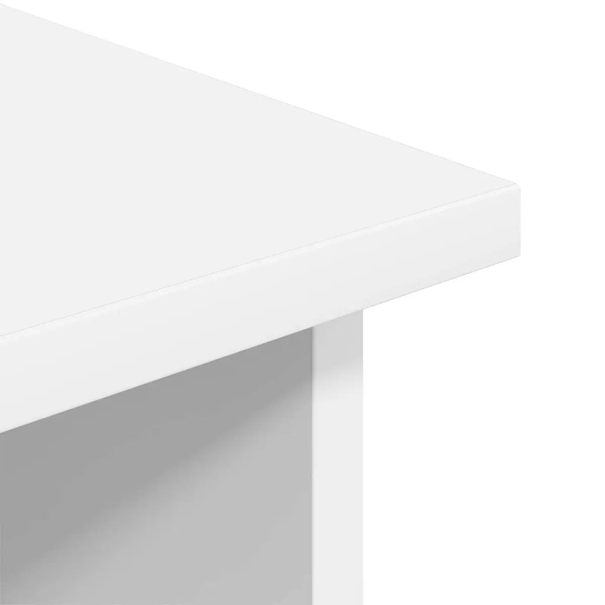 TV Stand White Modern Lowboard Storage Unit 79 x 40 x 48 cm Engineered Wood
