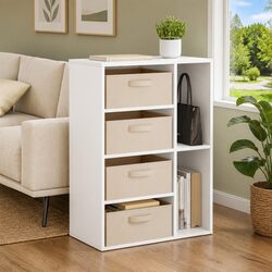 White Sideboard Storage Cabinet for Cozy Living Spaces