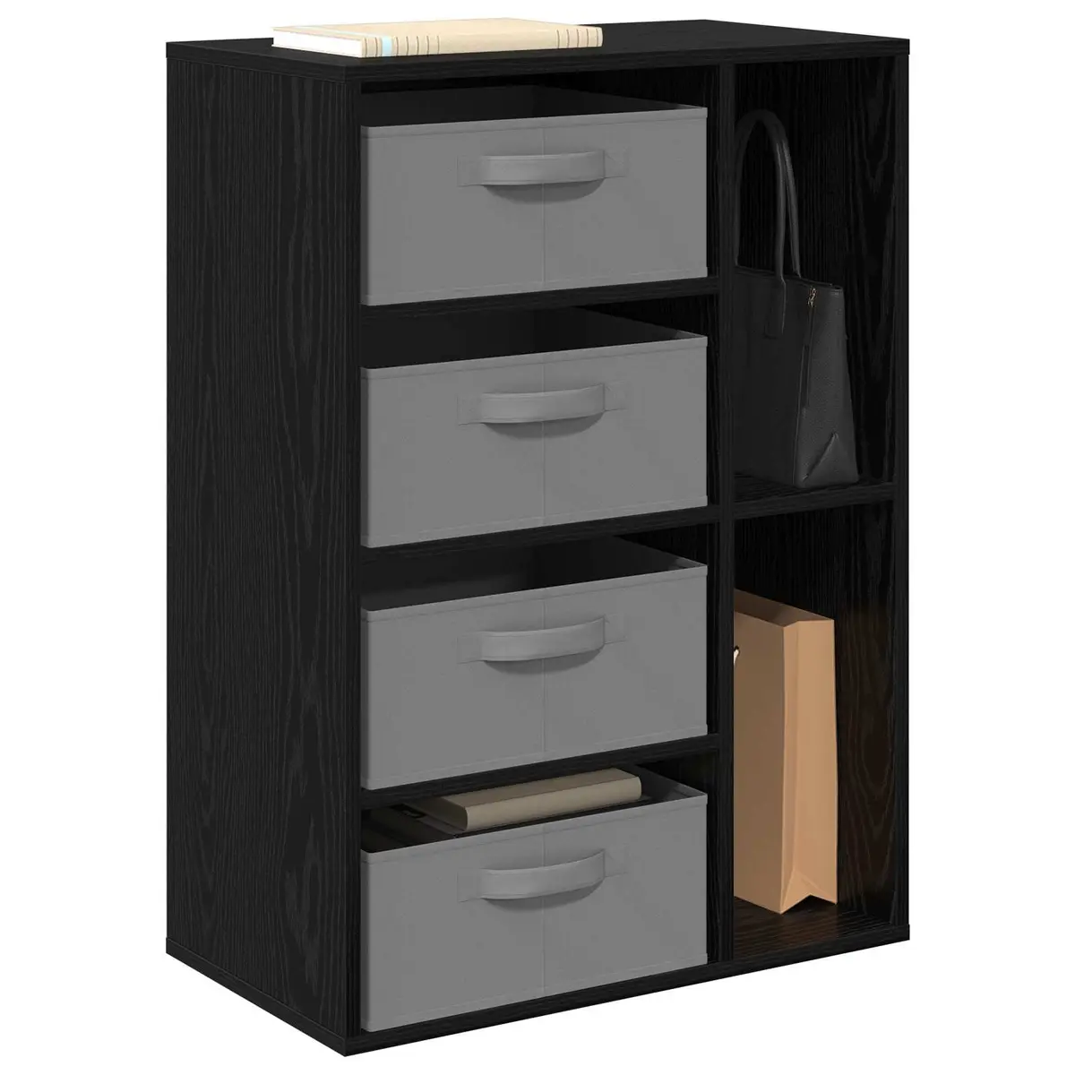 Black Oak Sideboard for Living and Dining Spaces
