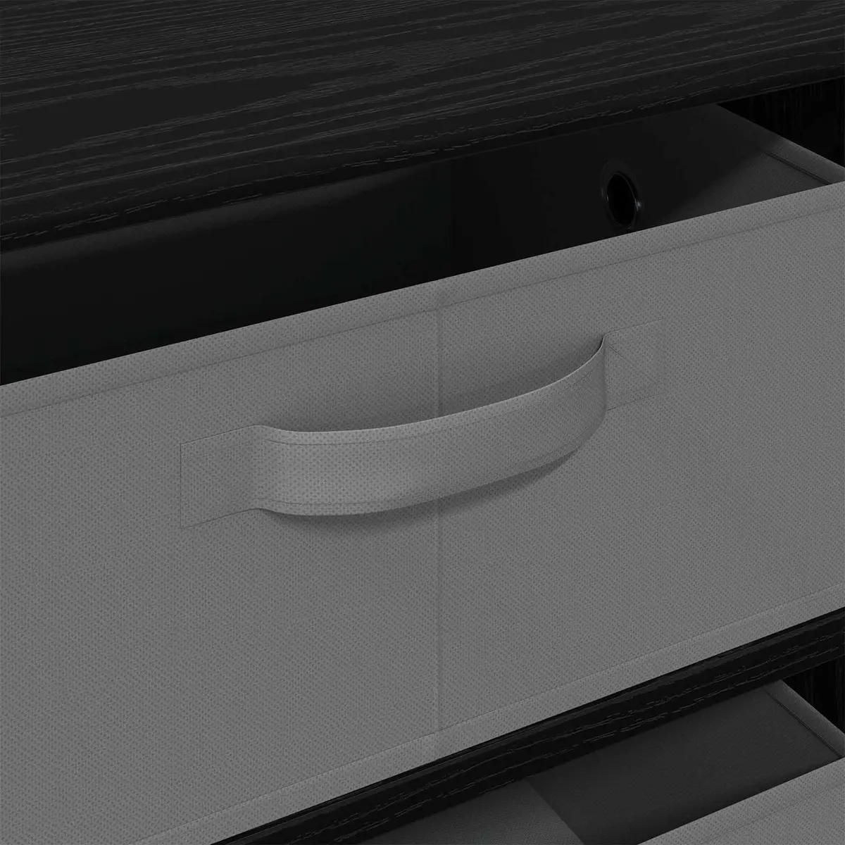 Black Oak Sideboard for Living and Dining Spaces