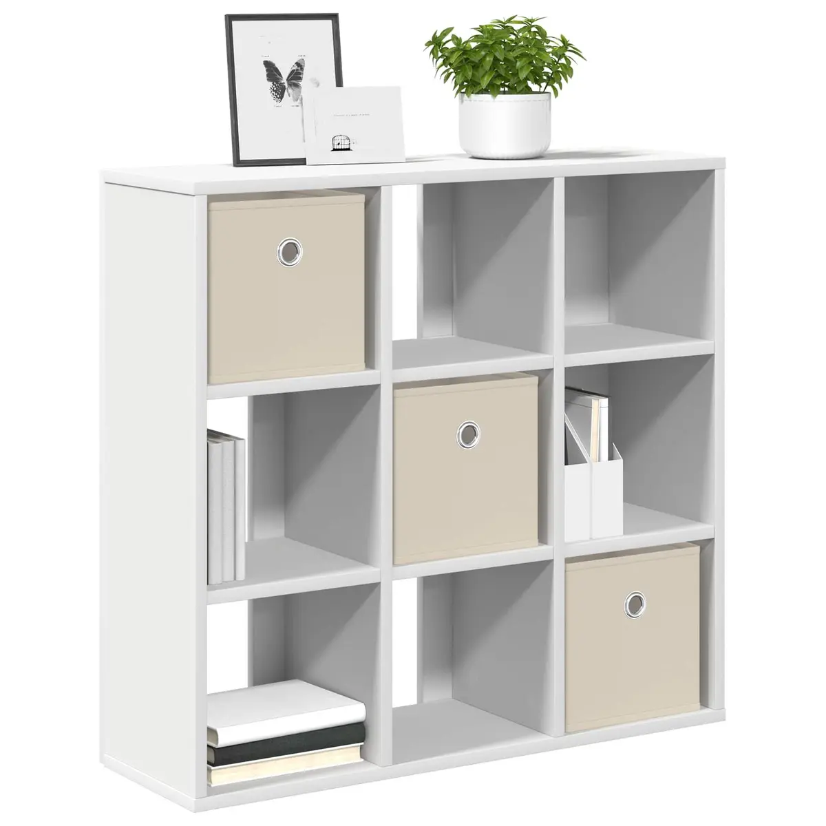 White Sideboard Storage Cabinet for Living Rooms