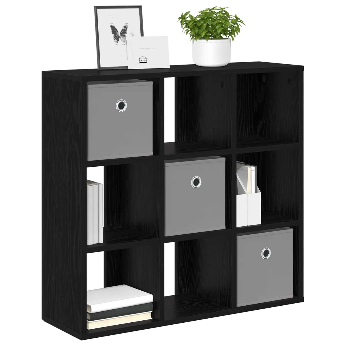 Black Oak Sideboard with Drawer for Storage