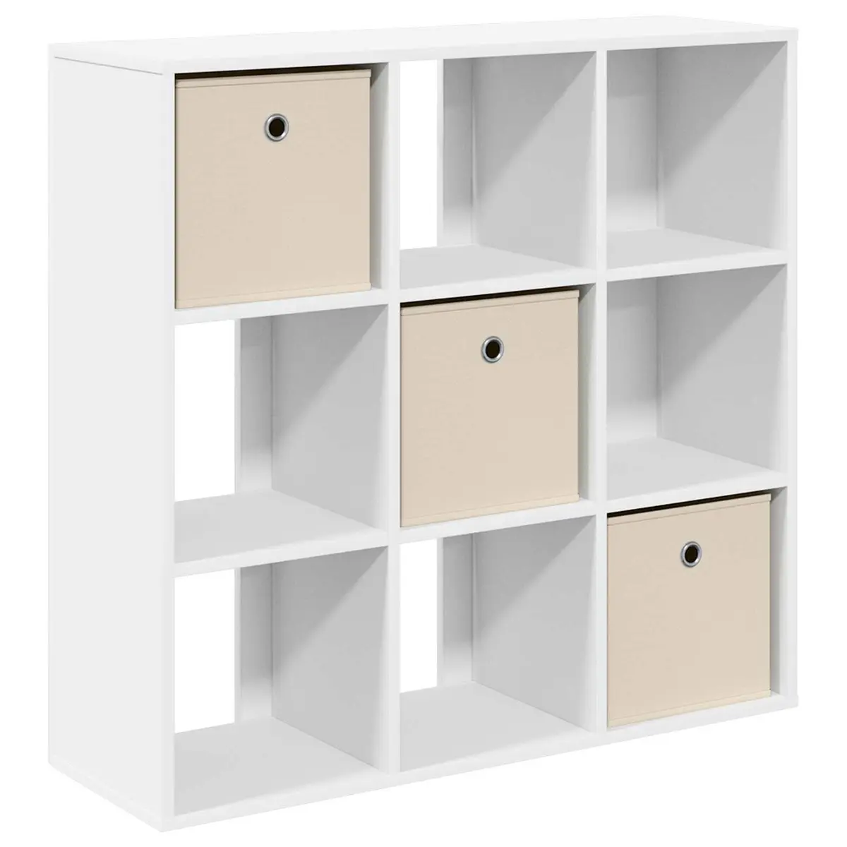 Sideboard Storage Cabinet White Modern 88.5 x 29 x 84.5 cm Engineered Wood