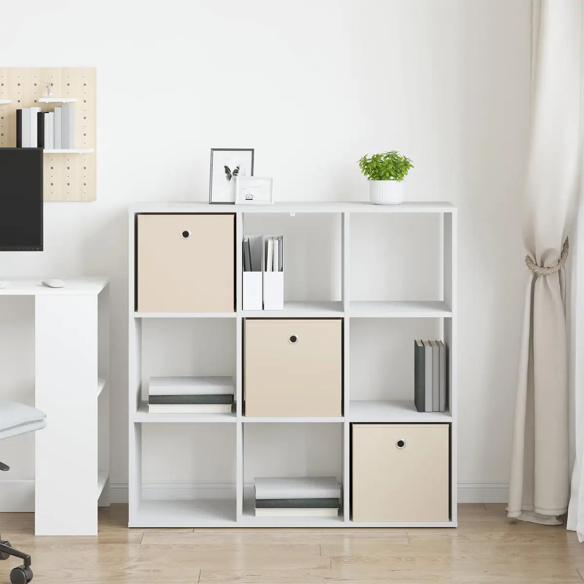 White Sideboard with Drawer for Storage
