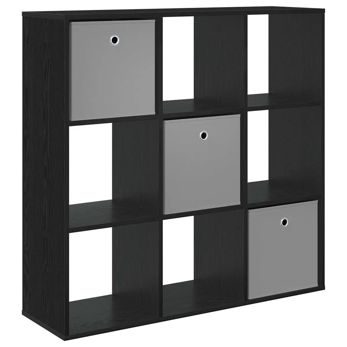 Sideboard Storage Cabinet Black Oak 102 x 31 x 99.5 cm Engineered Wood