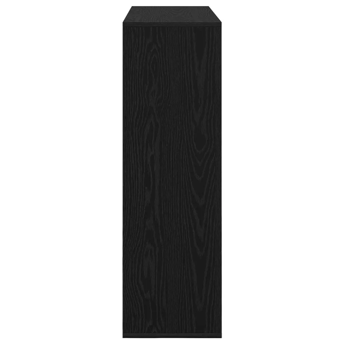 Sideboard Storage Cabinet Black Oak 102 x 31 x 99.5 cm Engineered Wood