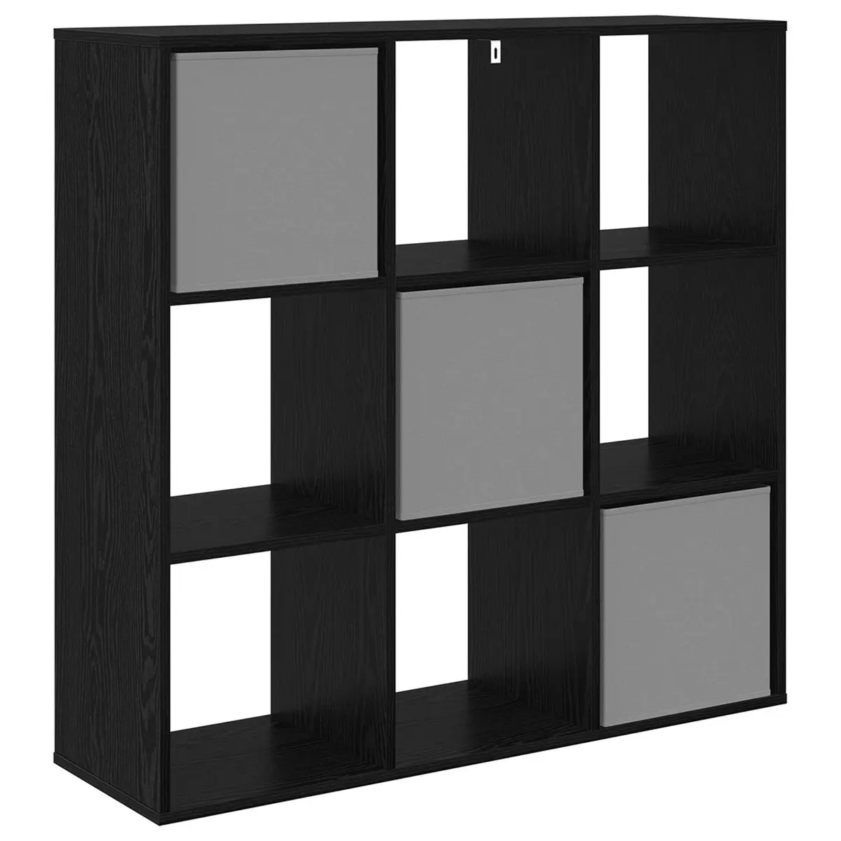 Sideboard Storage Cabinet Black Oak 102 x 31 x 99.5 cm Engineered Wood