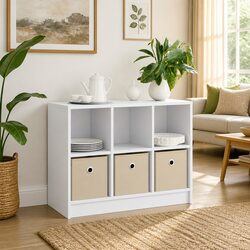 Modern White Sideboard Storage Cabinet for Living Spaces