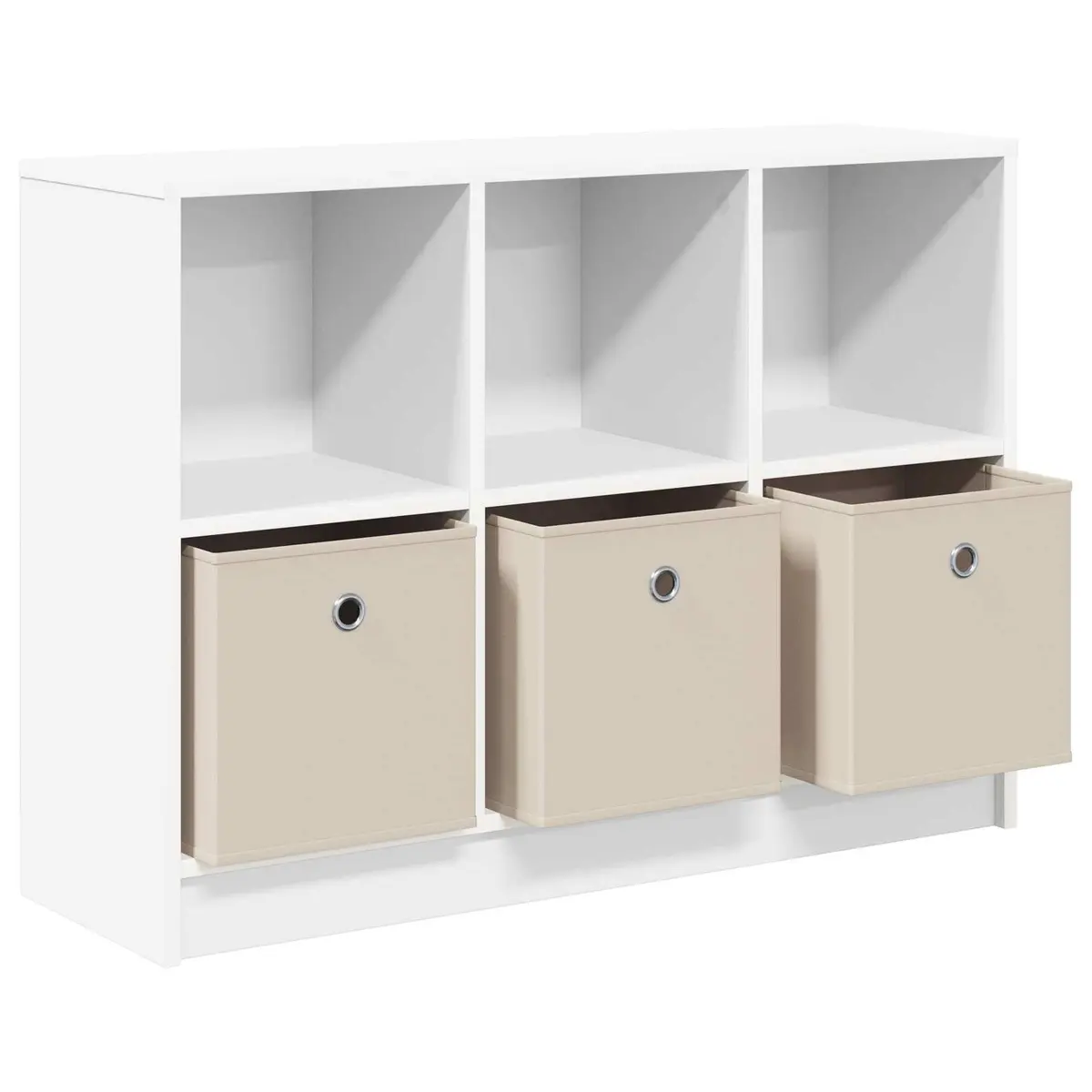 White Sideboard with Drawer Freestanding Storage Cabinet Living Room Hallway