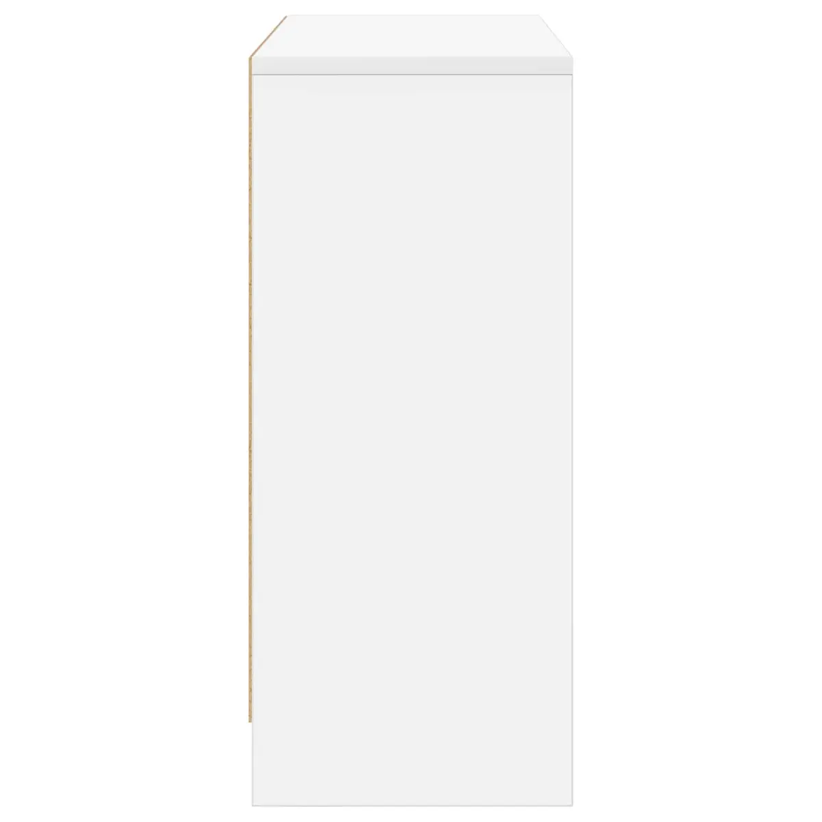 White Sideboard with Drawer Freestanding Storage Cabinet Living Room Hallway
