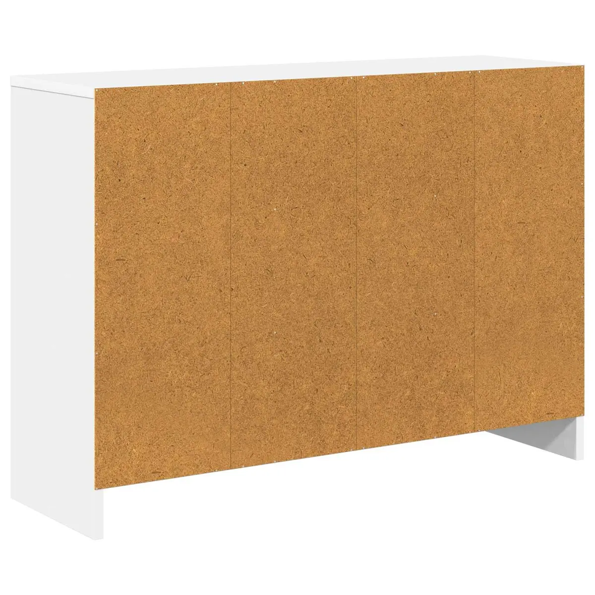 White Sideboard with Drawer Freestanding Storage Cabinet Living Room Hallway