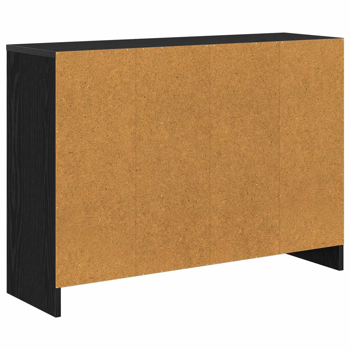 Sideboard Black Oak Modern 88.5 x 27.5 x 63.5 cm Engineered Wood