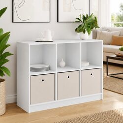 Stylish White Sideboard with Drawer Storage for Modern Spaces