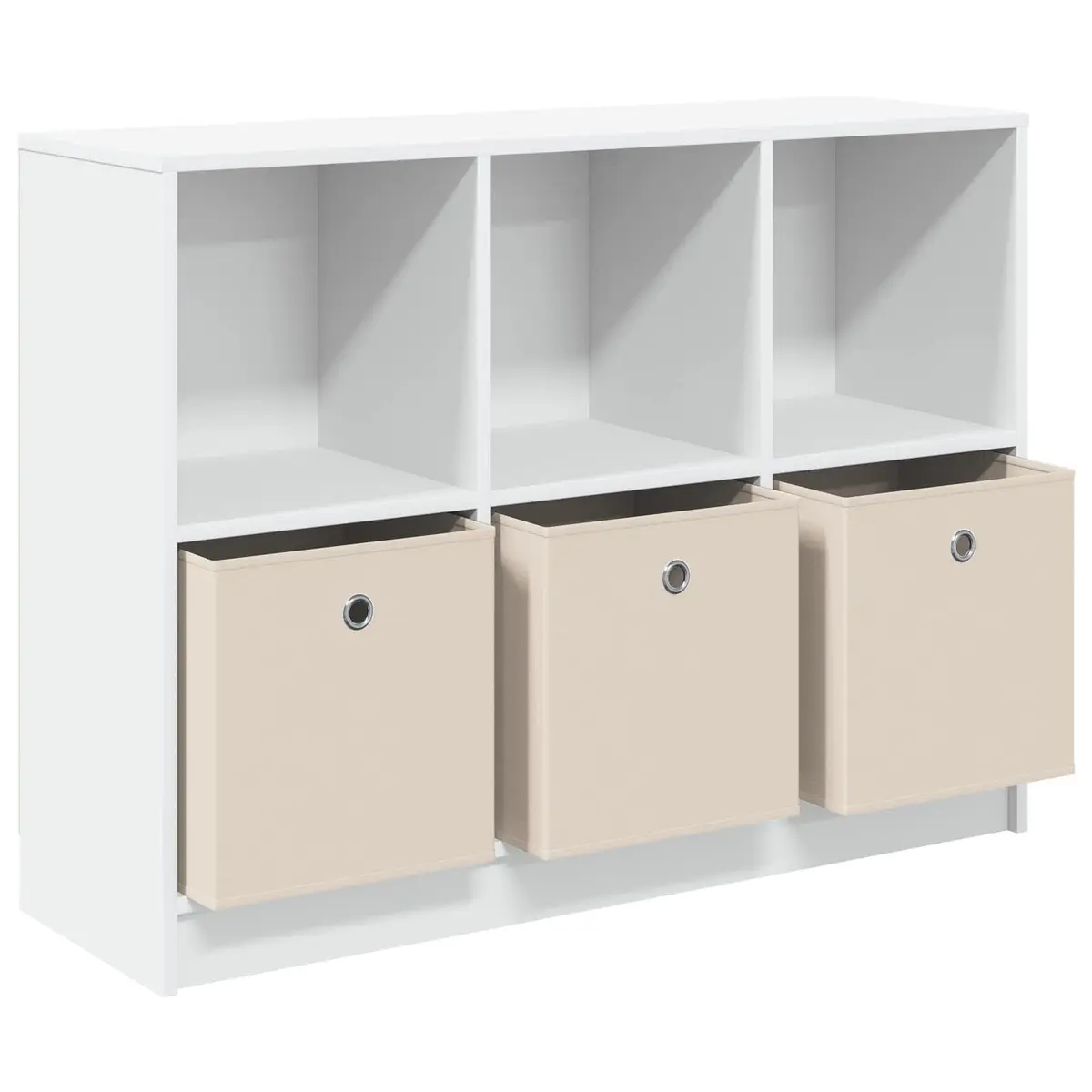 White Sideboard with Drawer Storage Cabinet Modern Living Room Hallway Buffet