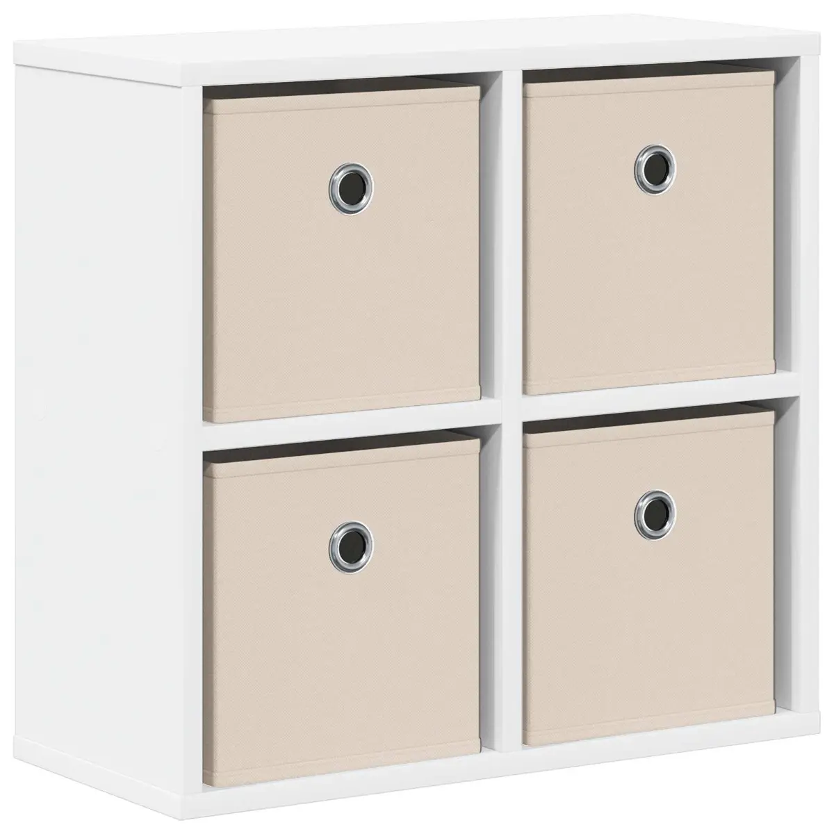 Sideboard White Modern 49.5 x 22 x 47 cm Engineered Wood
