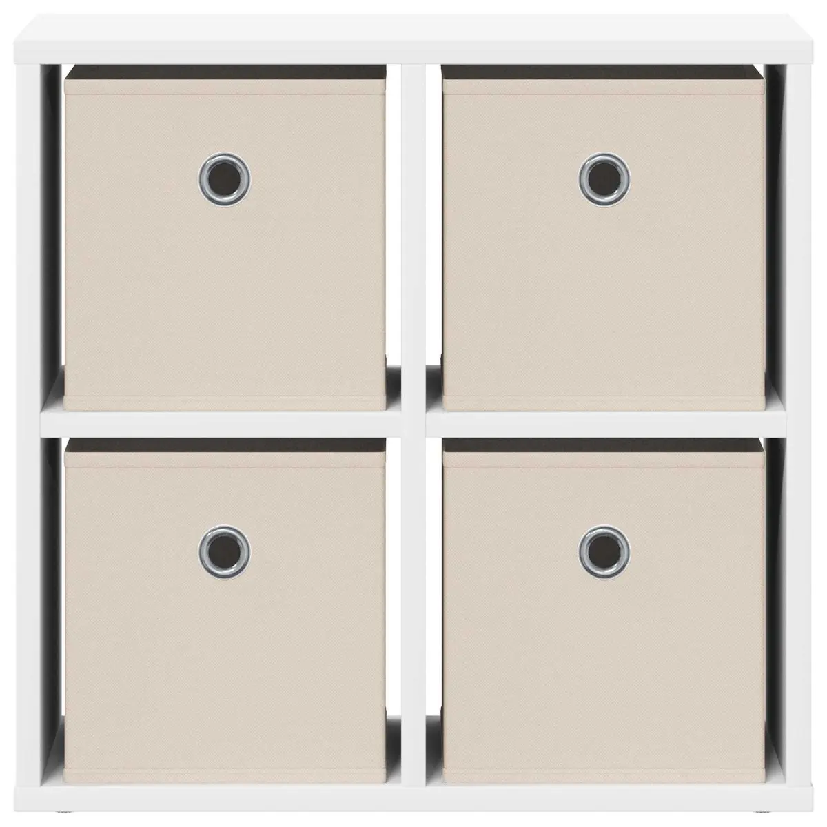 Sideboard White Modern 49.5 x 22 x 47 cm Engineered Wood