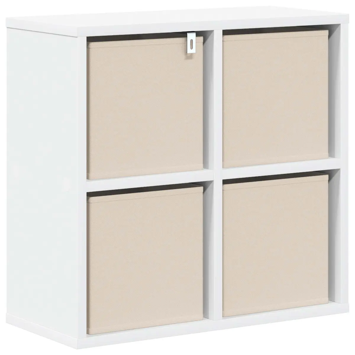 Sideboard White Modern 49.5 x 22 x 47 cm Engineered Wood