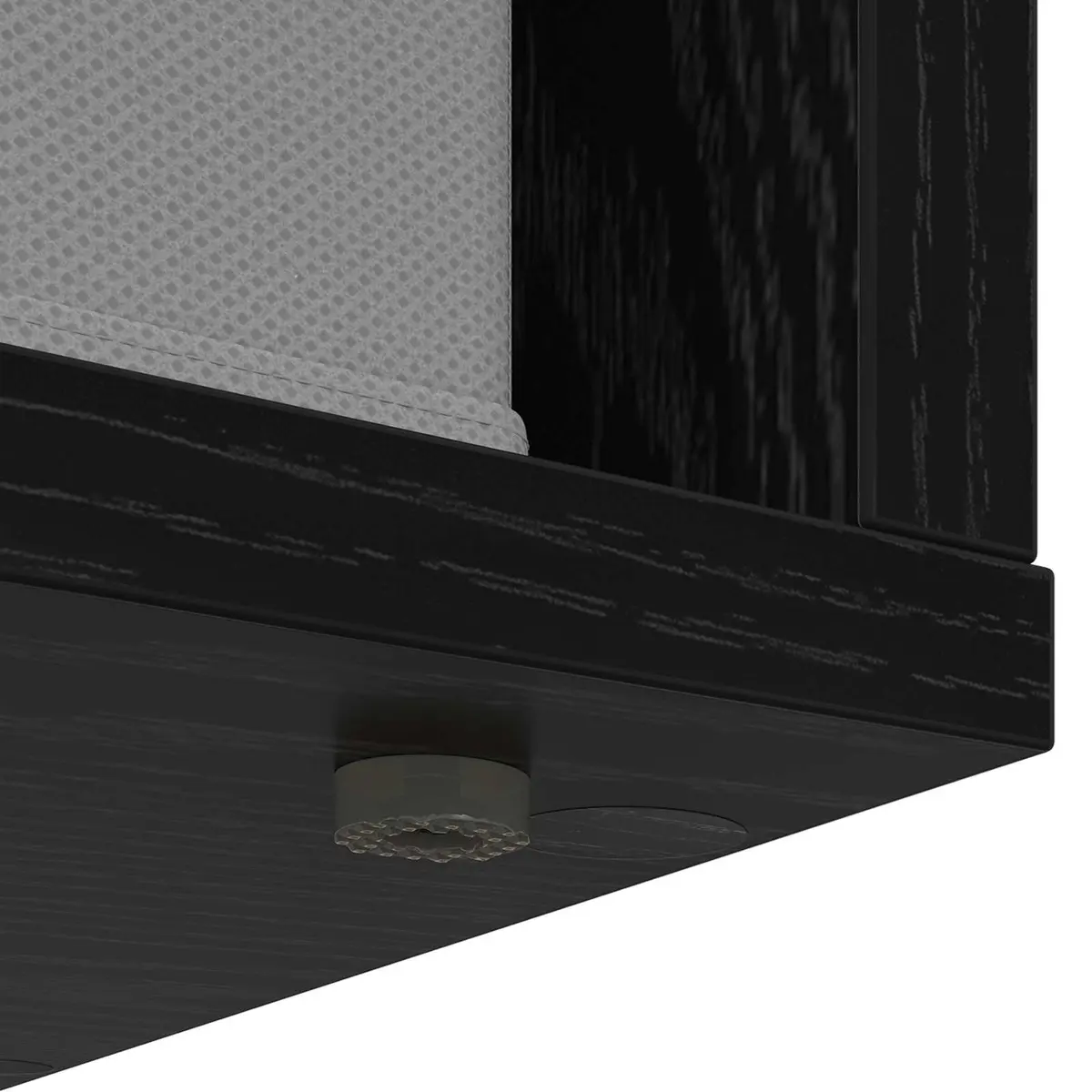 Sideboard Black Oak Storage Cabinet 49.5 x 22 Engineered Wood