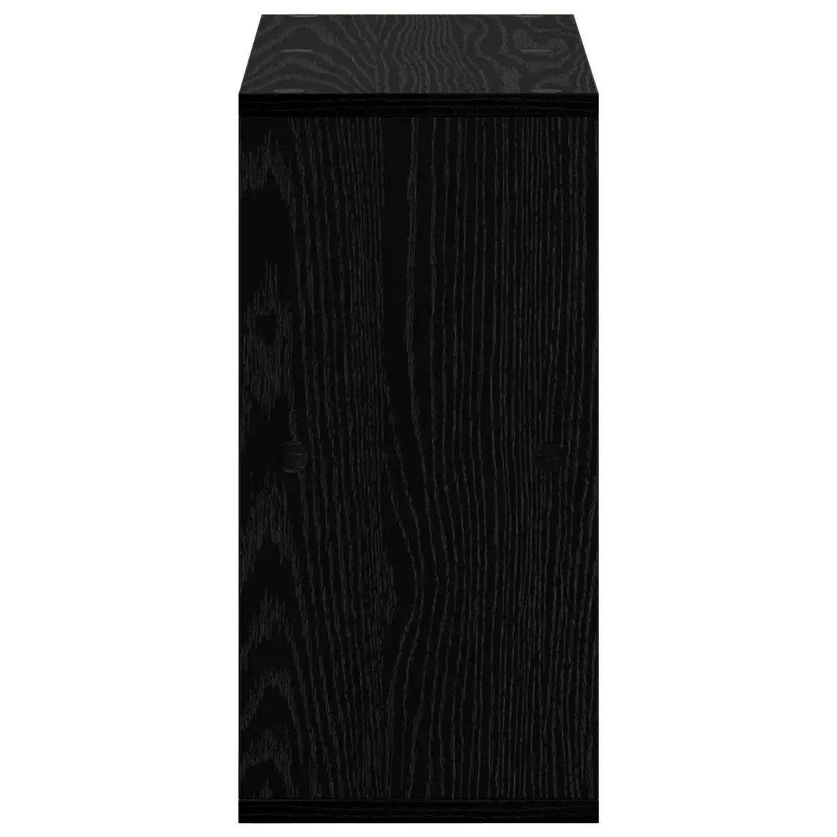 Sideboard Black Oak Storage Cabinet 49.5 x 22 Engineered Wood