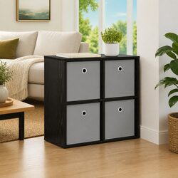 Modern Black Oak Sideboard with Drawer for Living Rooms