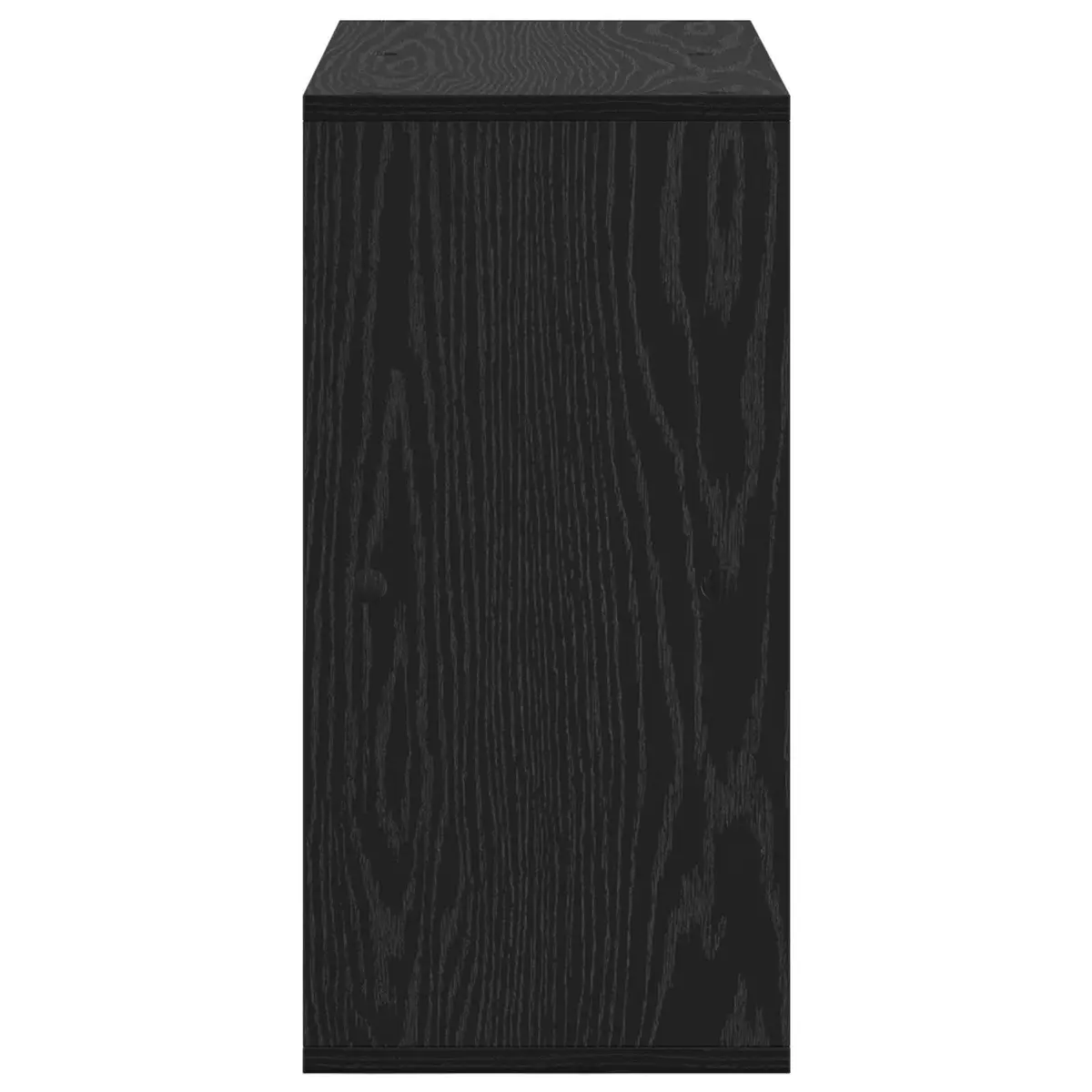 Sideboard Black Oak Storage Cabinet 59.5 x 27 x 57 cm Engineered Wood