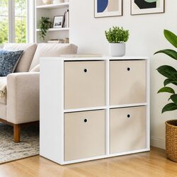 Modern White Sideboard with Drawer for Cozy Living Spaces