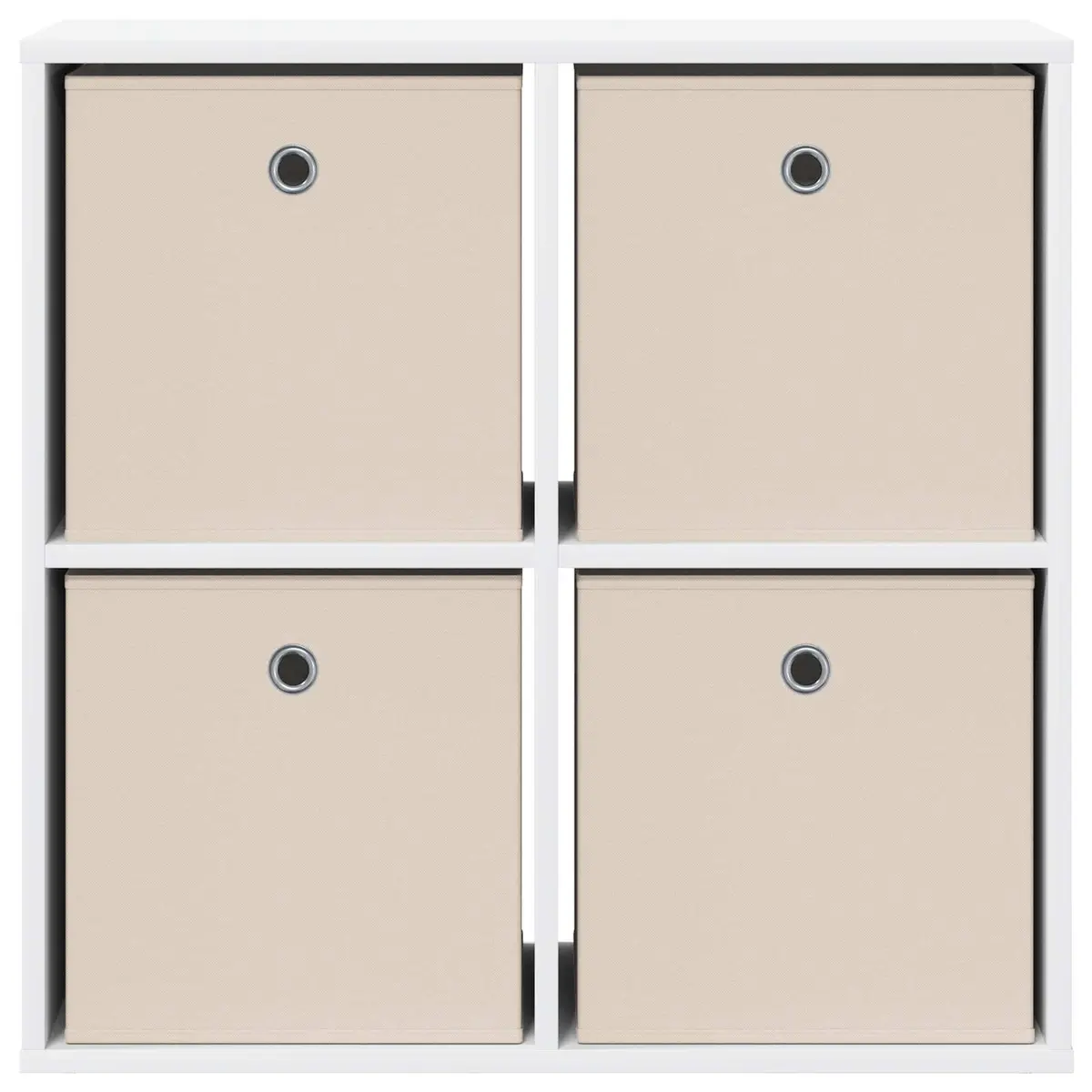 White Sideboard with Drawer Modern Storage Cabinet Living Room Furniture 68.5cm