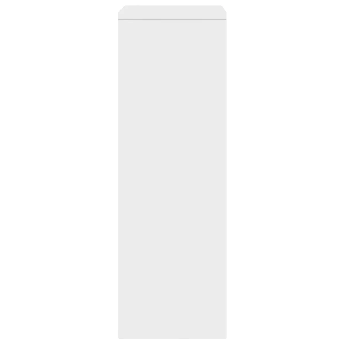 Sideboard White Modern 25.5 x 22 x 69.5 cm Engineered Wood Storage Cabinet