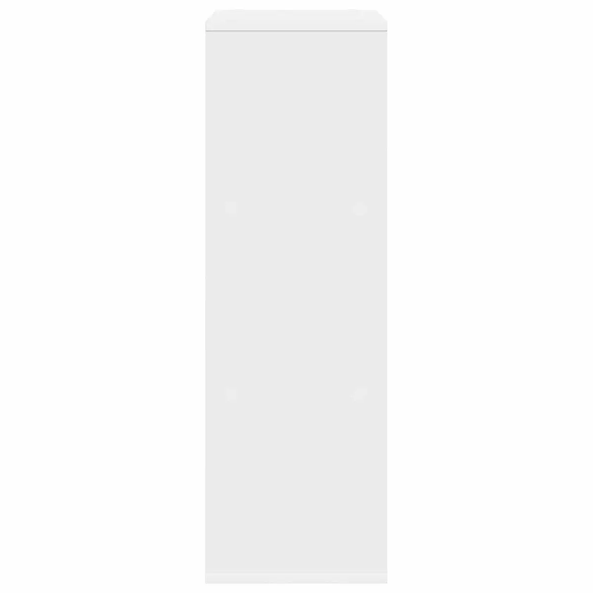 Sideboard White Modern Storage Cabinet with Drawer and Shelves Engineered Wood 30.5 x 27 x 84.5 cm