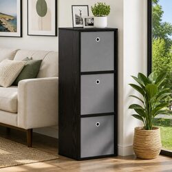 Black Oak Sideboard with Drawer for Stylish Storage