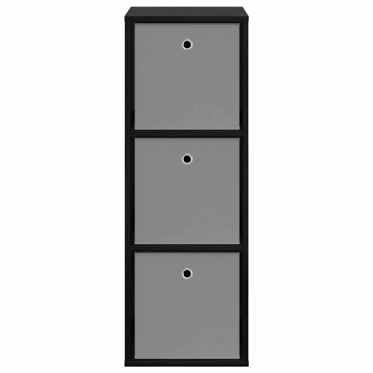Sideboard with Drawer Black Oak Storage Cabinet Modern Living Room Furniture