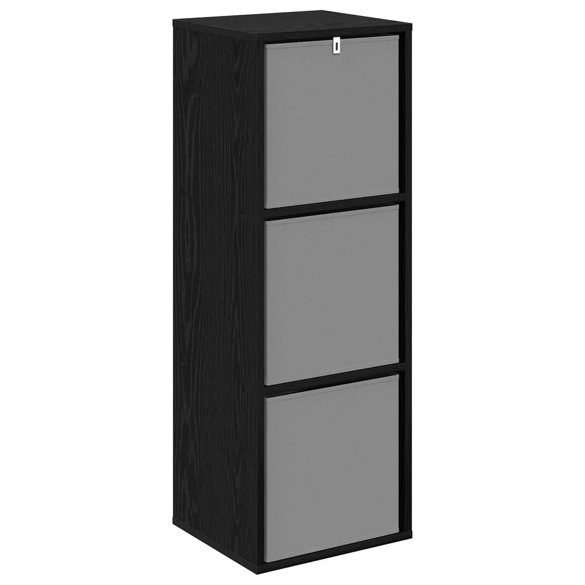 Sideboard with Drawer Black Oak Storage Cabinet Modern Living Room Furniture
