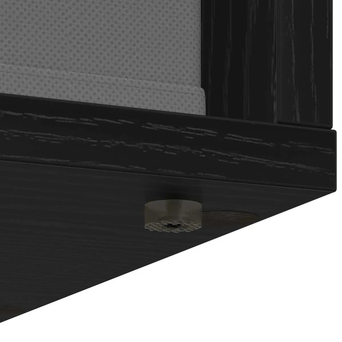 Sideboard with Drawer Black Oak Storage Cabinet Modern Living Room Furniture
