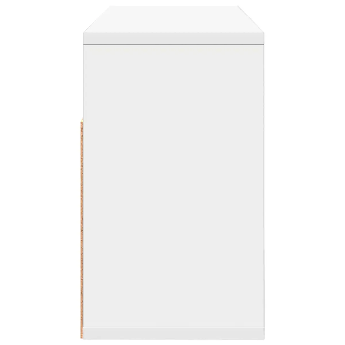 Lowboard TV Unit White Modern 72cm Engineered Wood