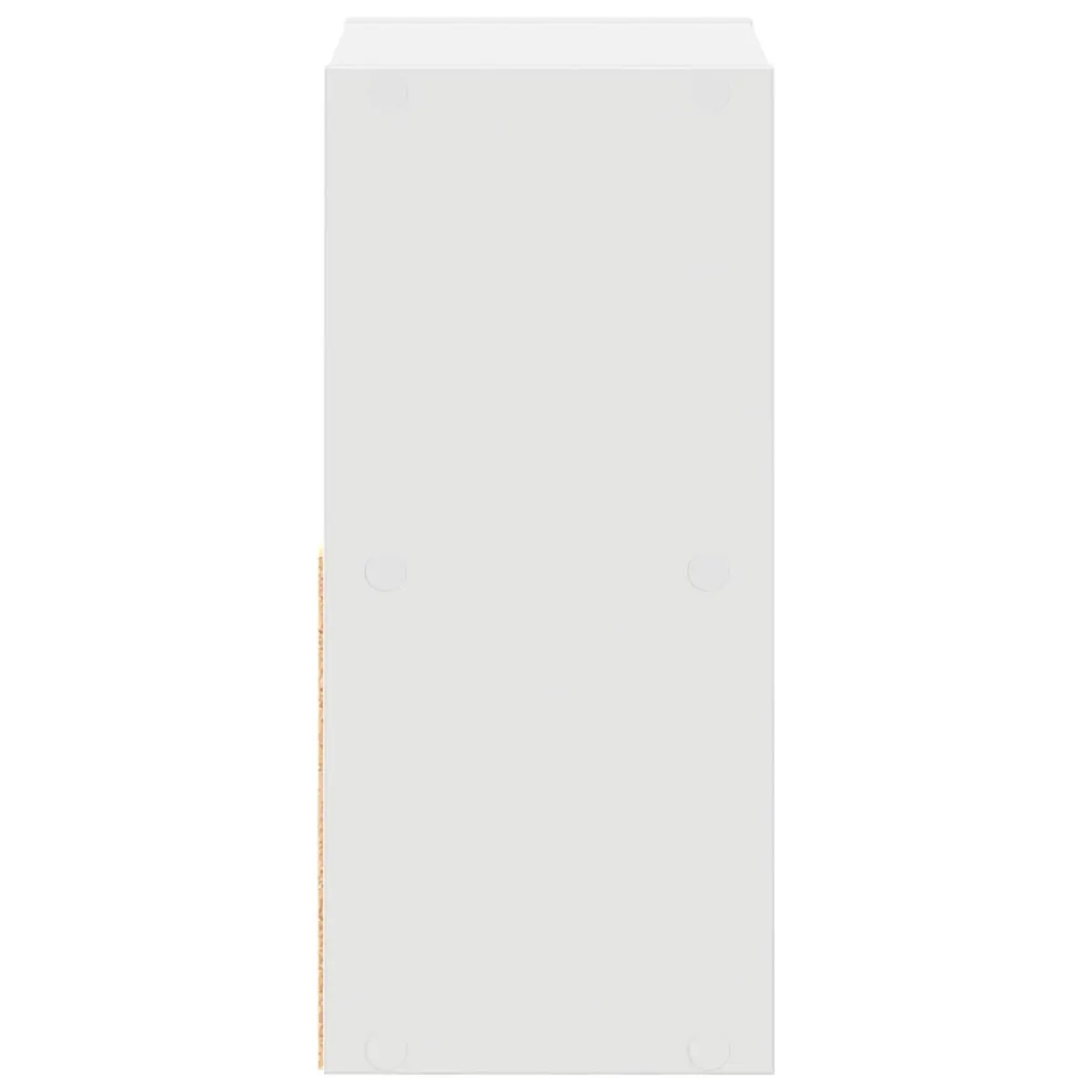 Bedside Table White 25.5 x 22 x 49.5 cm Engineered Wood Modern Nightstand 2 Piece