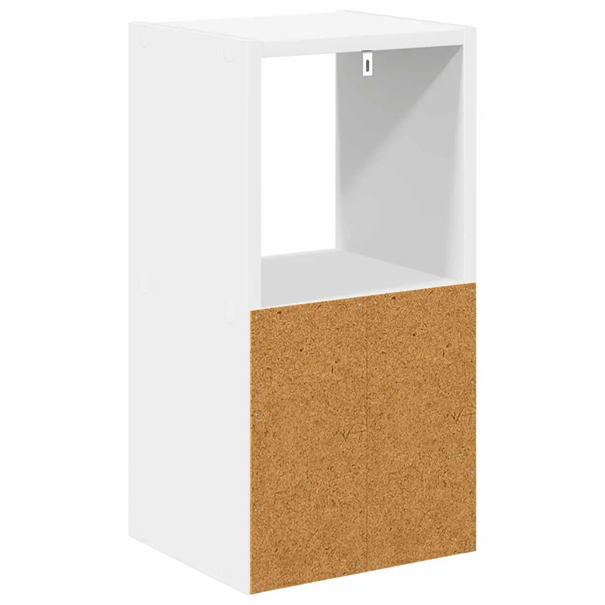 Bedside Table White 25.5 x 22 x 49.5 cm Engineered Wood Modern Nightstand 2 Piece