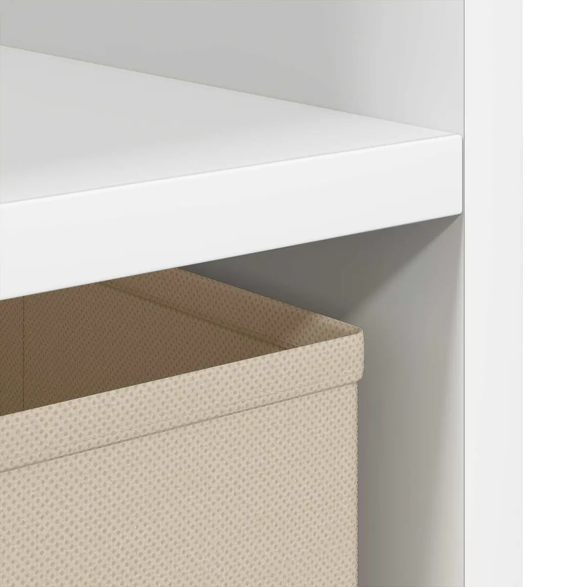 Bedside Table White 25.5 x 22 x 49.5 cm Engineered Wood Modern Nightstand 2 Piece
