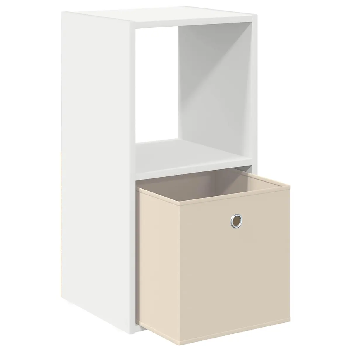 Bedside Table 2 pcs White 35 x 32 x 68 cm Engineered Wood Bedroom Storage