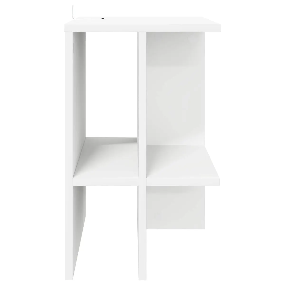 Coffee Table White Modern 40 x 30 x 49 cm Engineered Wood