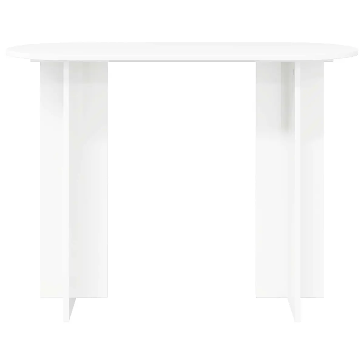 White Modern Console Table for Hallways and Entryways