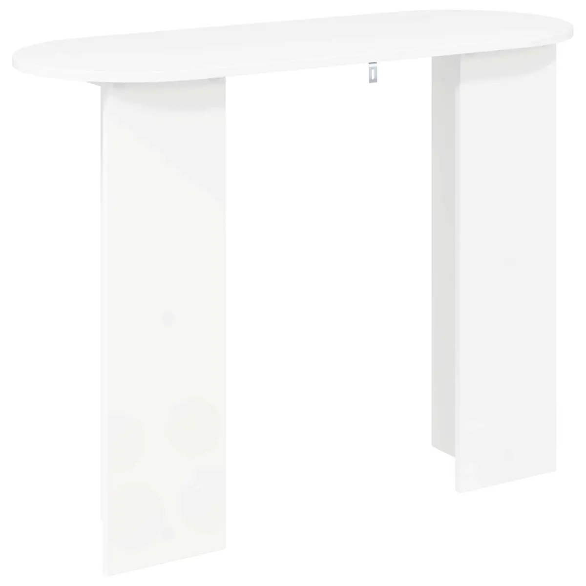 White Modern Console Table for Hallways and Entryways