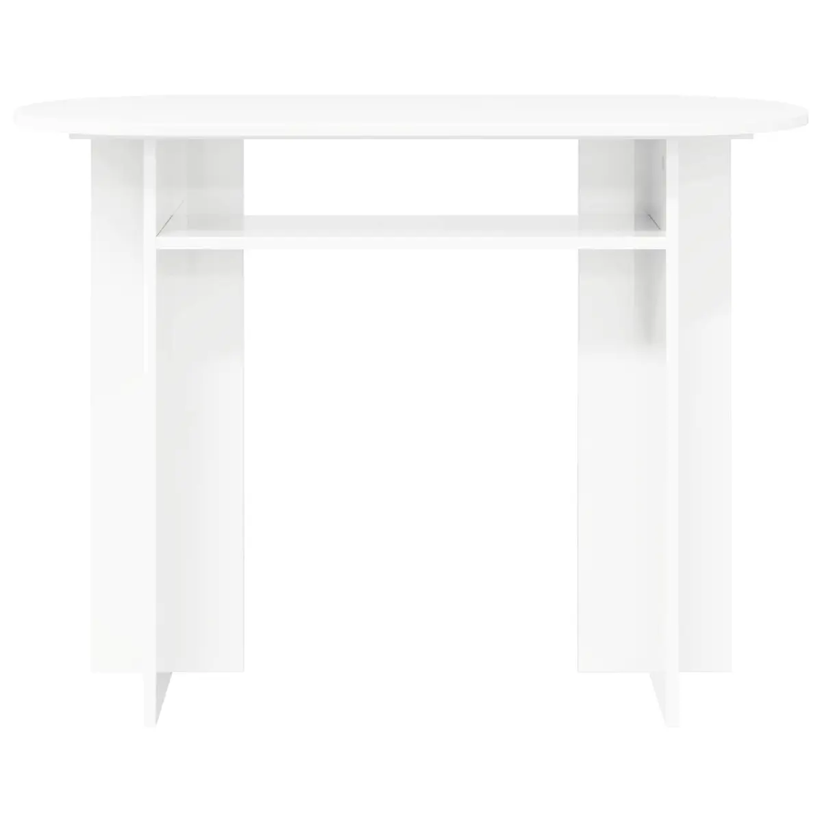 Console Table White Modern 100cm Engineered Wood