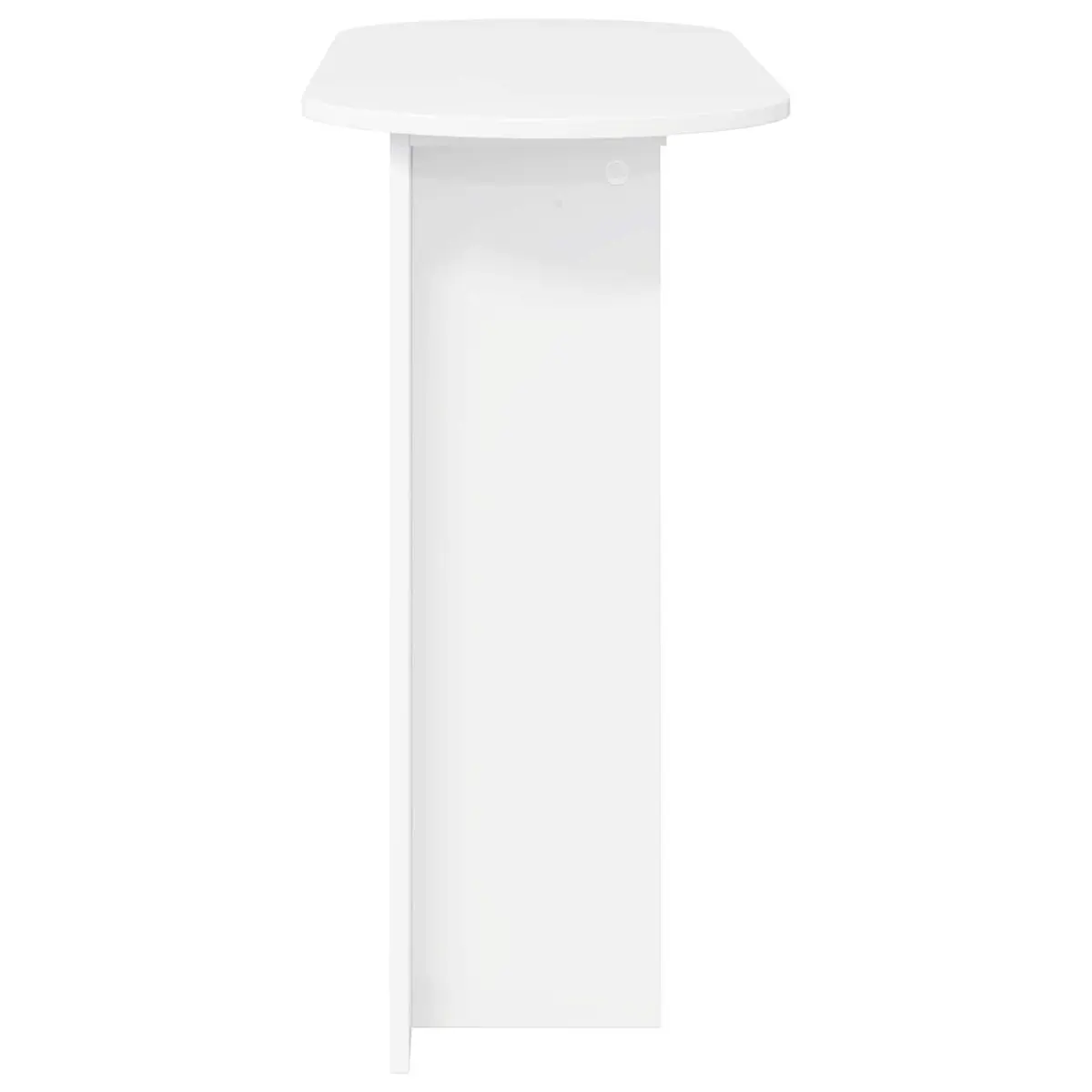Console Table White Modern 100cm Engineered Wood