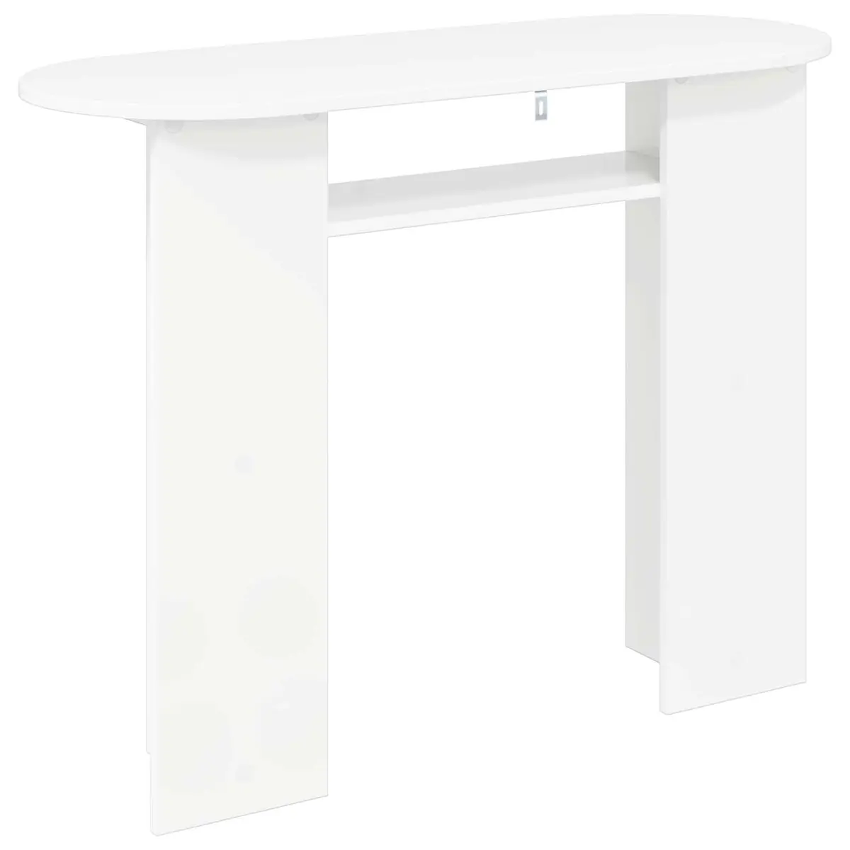 Console Table White Modern 100cm Engineered Wood