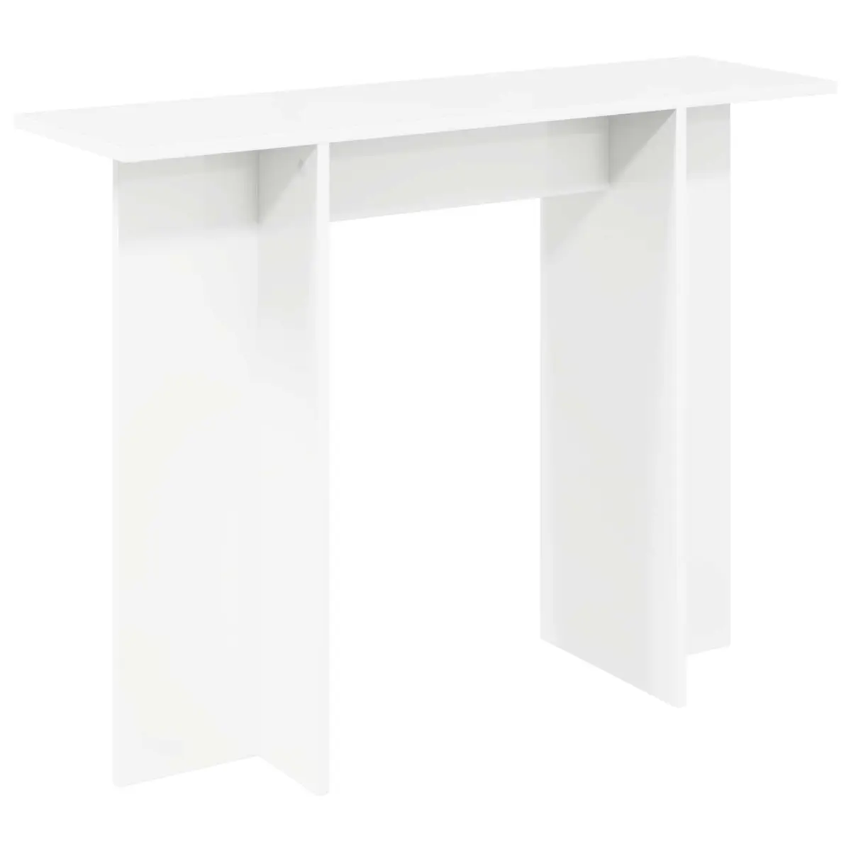 White Console Table 100x30x75cm for Living Spaces