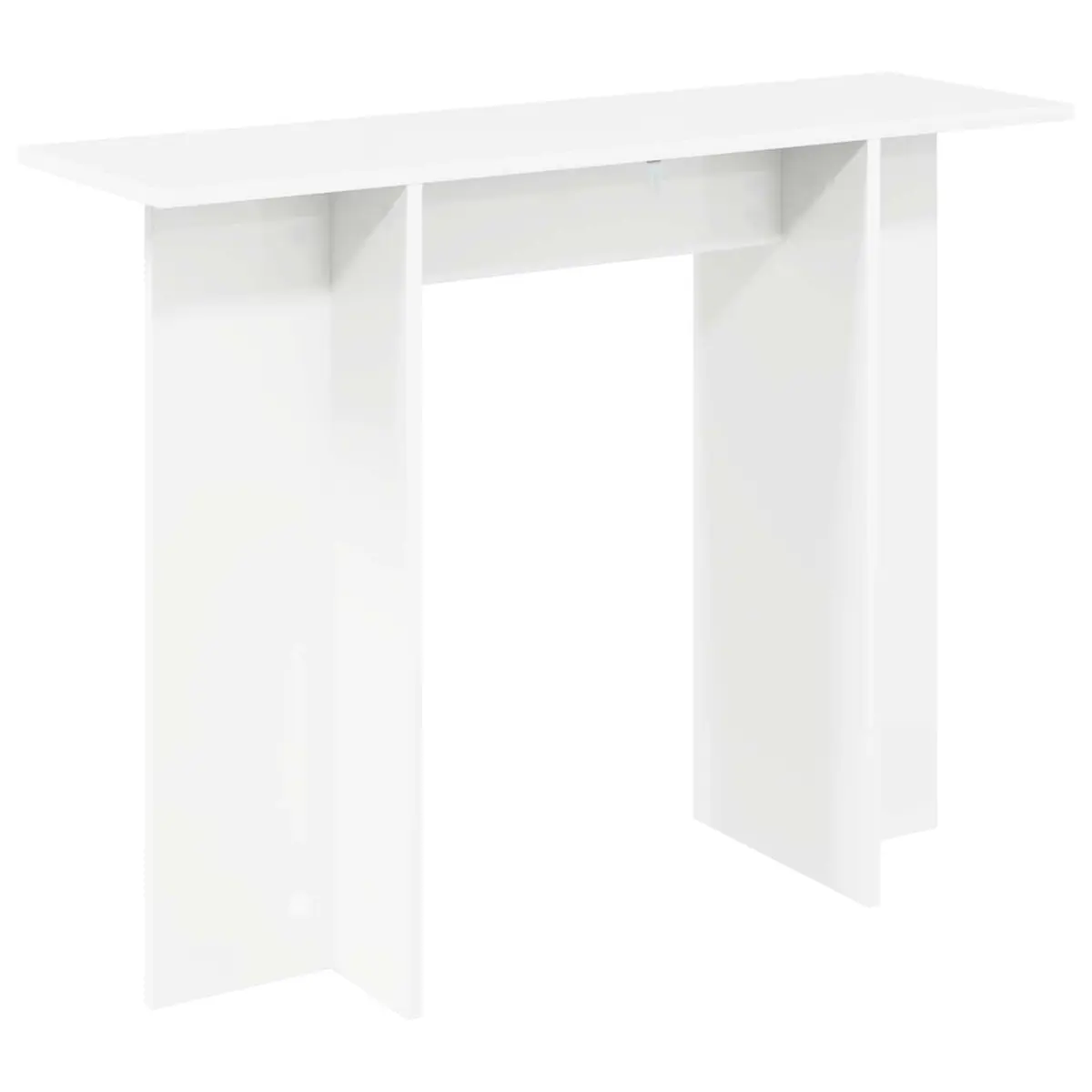 White Console Table 100x30x75cm for Living Spaces