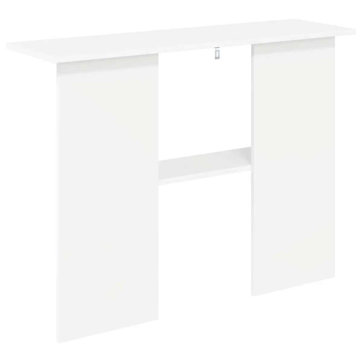White Console Table 100x30x75cm Engineered Wood