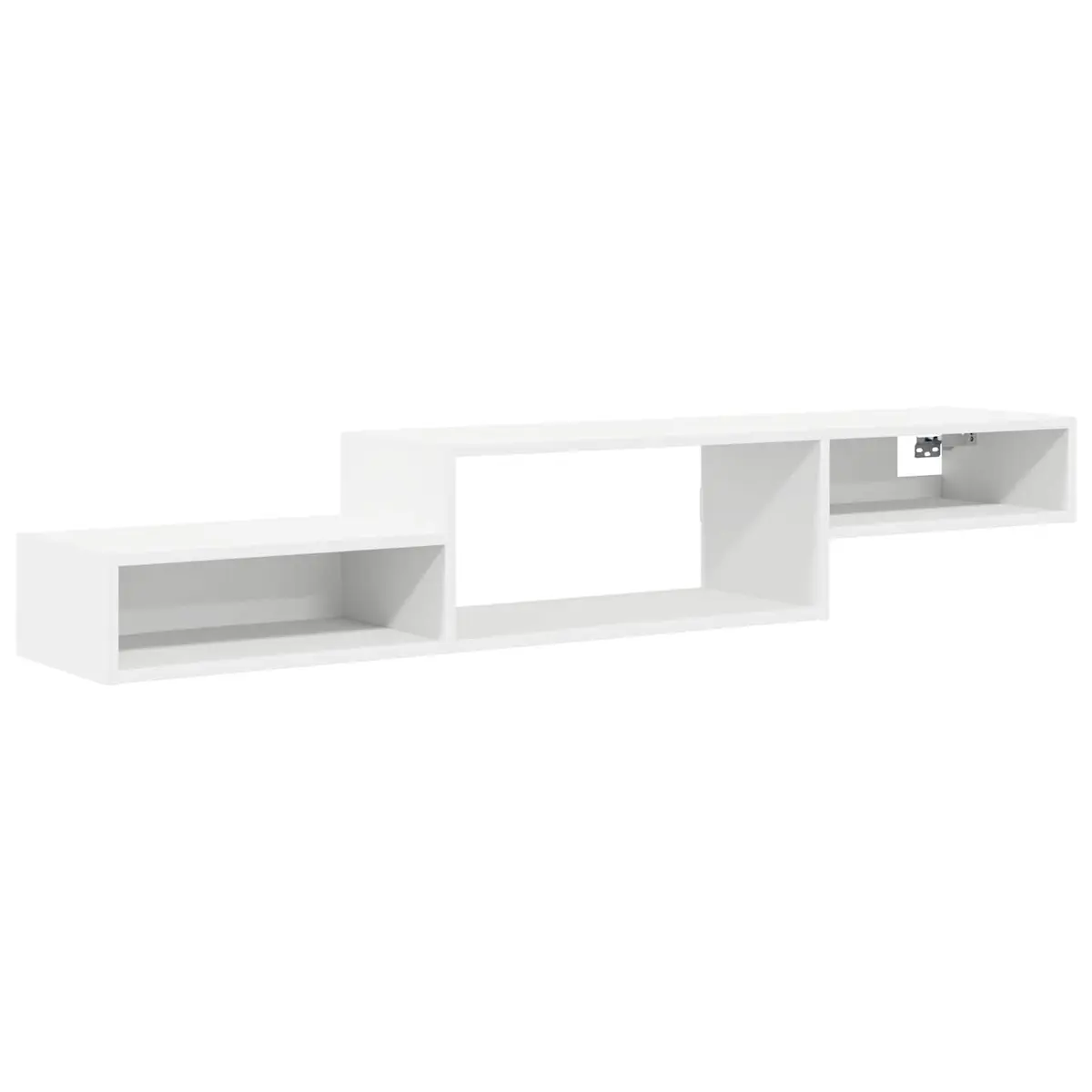 White Wall-Mounted TV Cabinet for Living Room