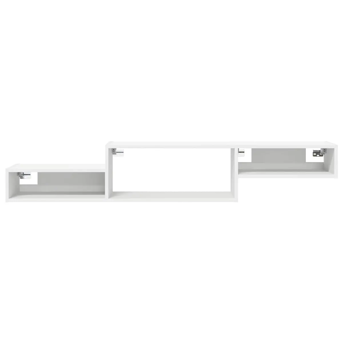White Wall-Mounted TV Cabinet for Living Room